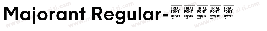 Majorant Regular字体转换